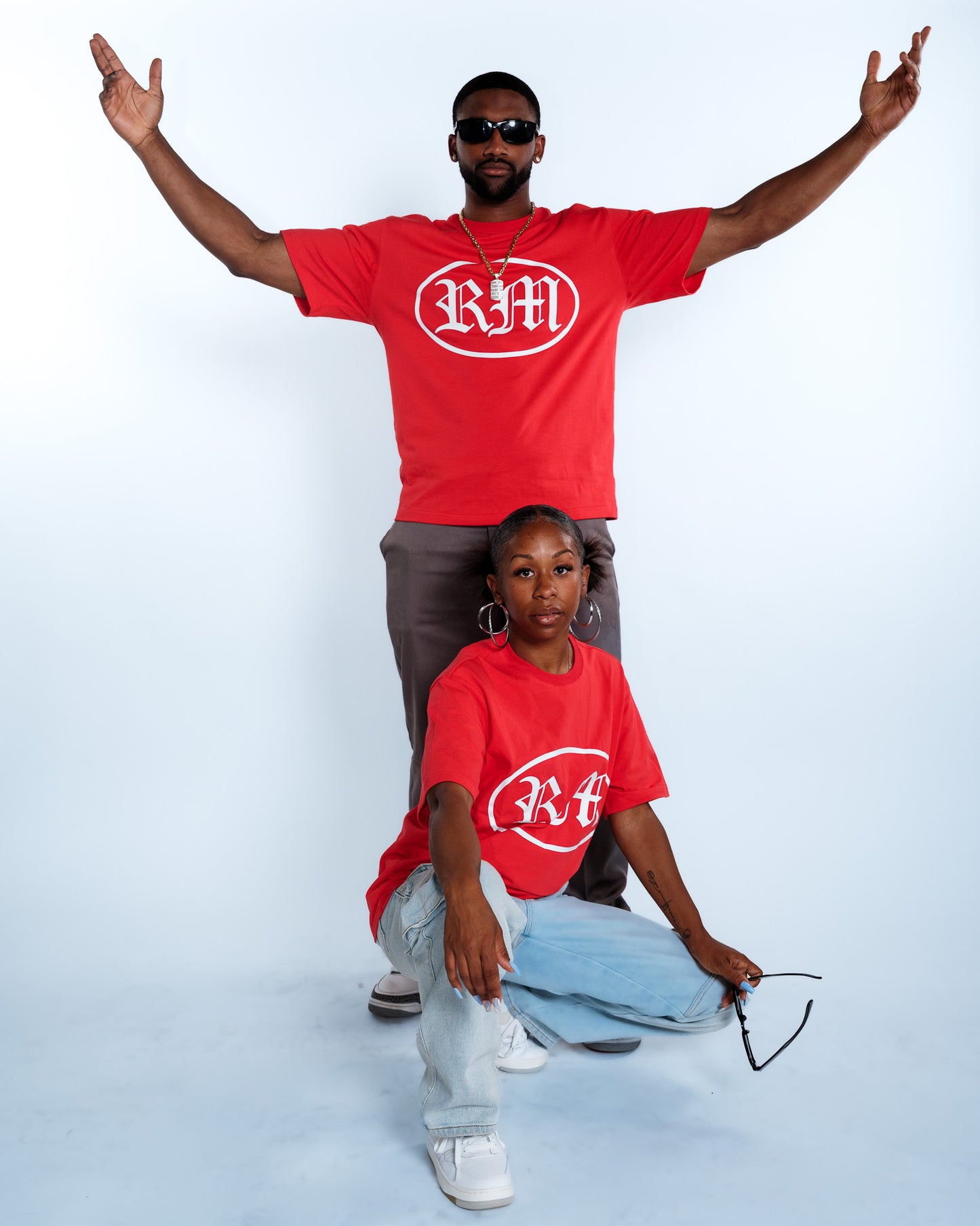 Renegade Mafia “RM” Red Logo T-Shirt – Urban Streetwear Tee for Men & Women