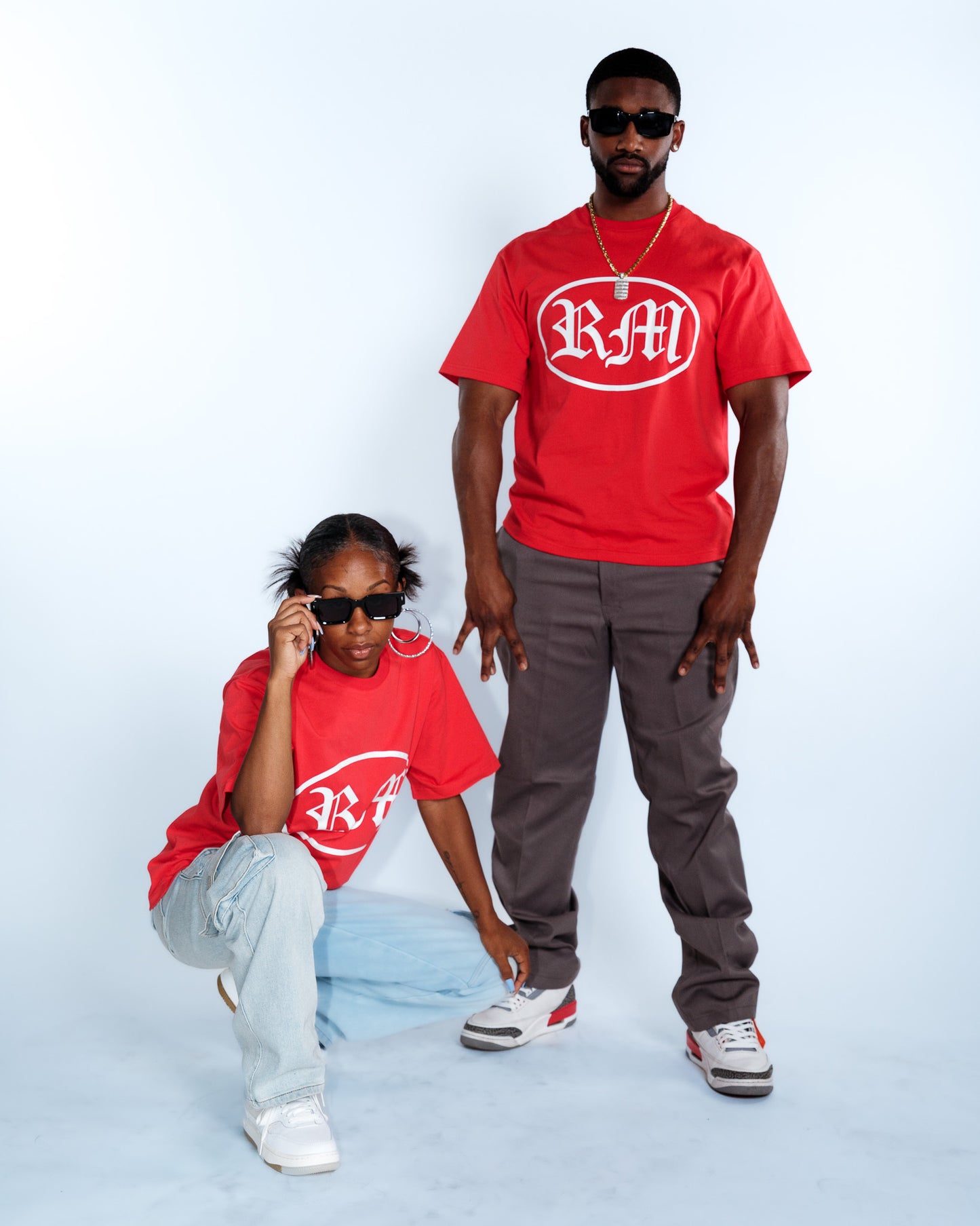 Renegade Mafia “RM” Red Logo T-Shirt – Urban Streetwear Tee for Men & Women