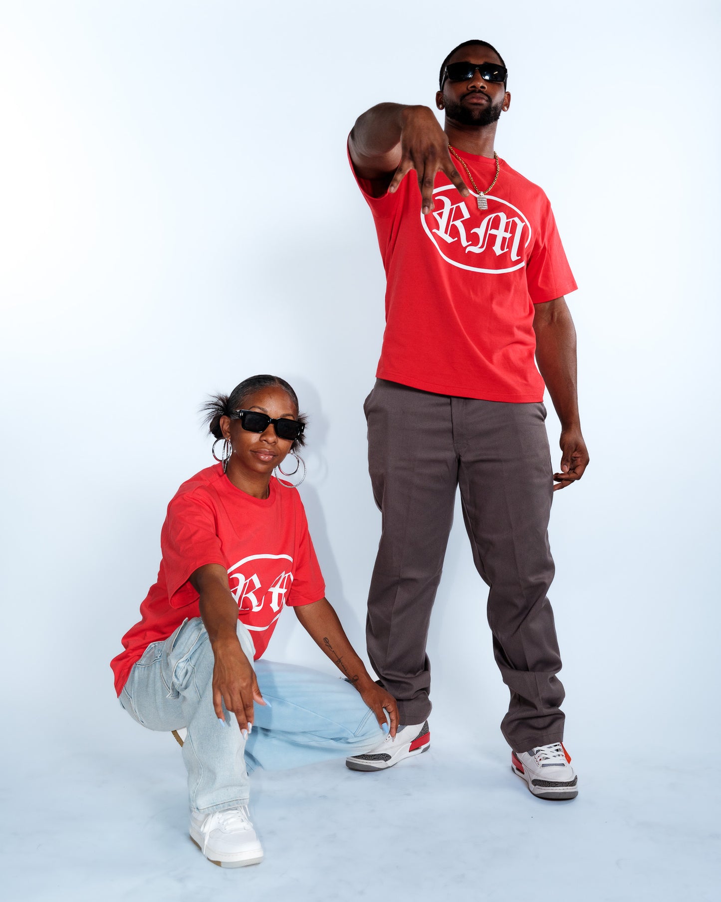 Renegade Mafia “RM” Red Logo T-Shirt – Urban Streetwear Tee for Men & Women