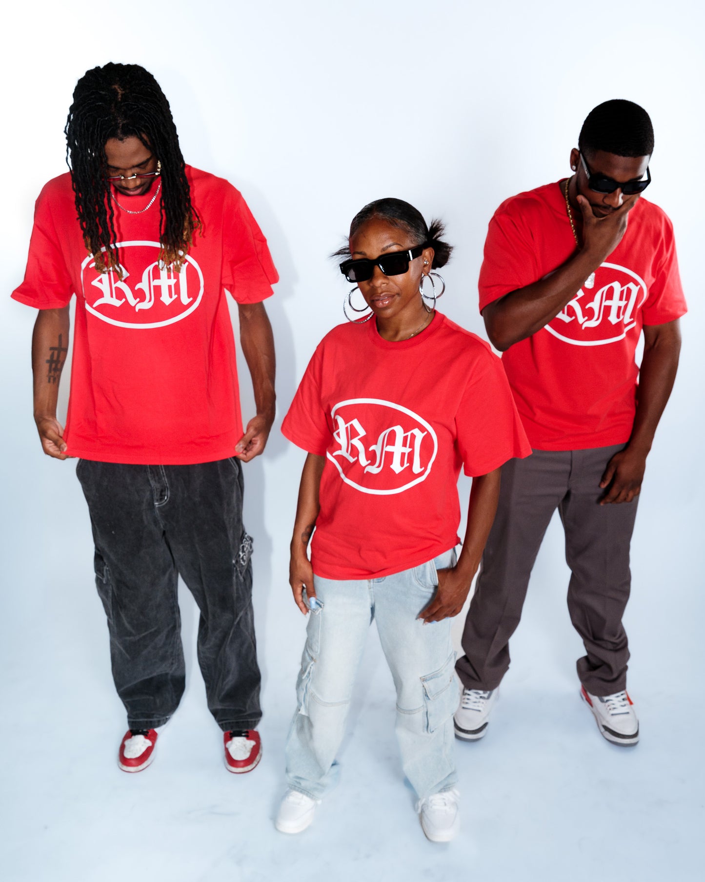 Renegade Mafia “RM” Red Logo T-Shirt – Urban Streetwear Tee for Men & Women