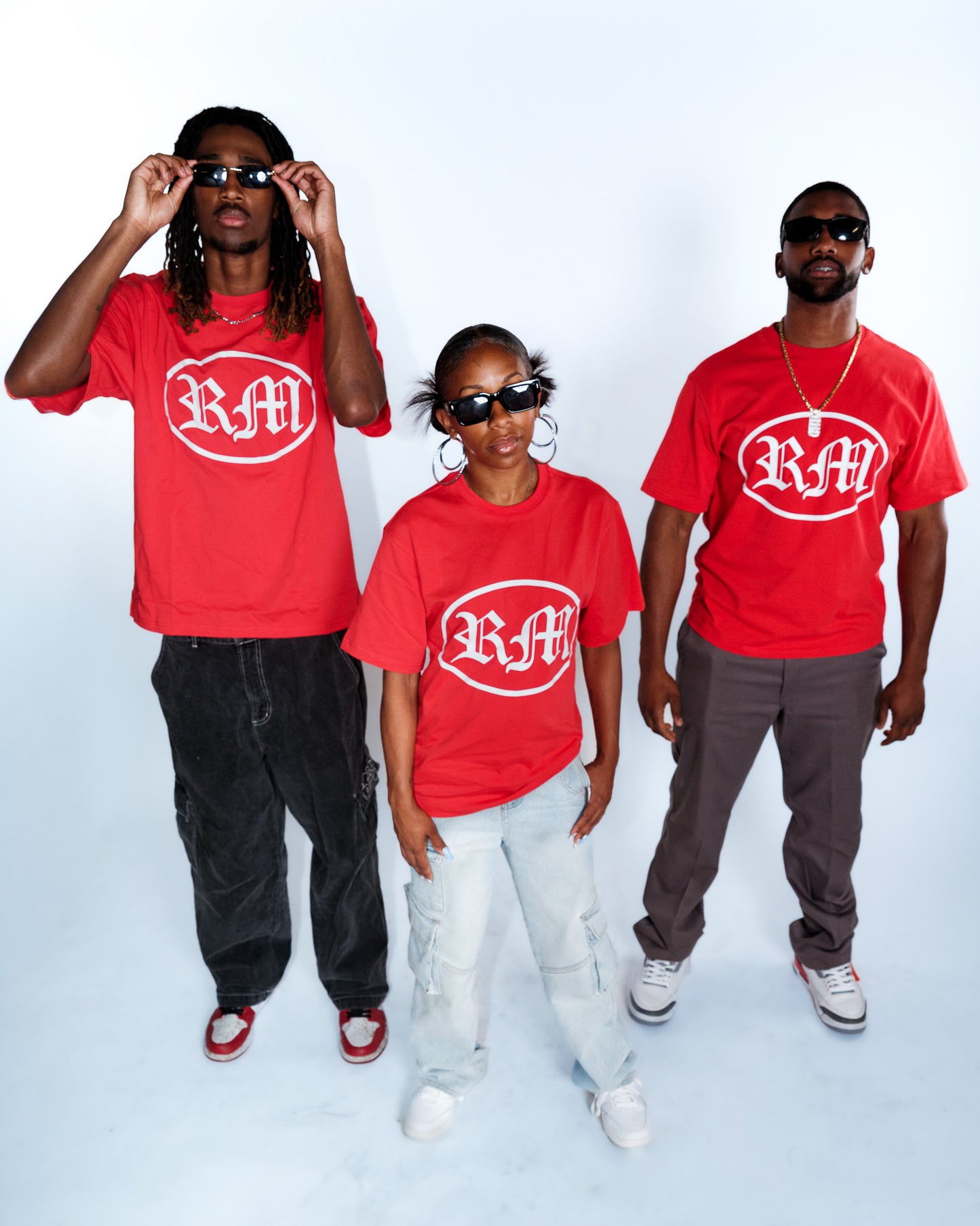 Renegade Mafia “RM” Red Logo T-Shirt – Urban Streetwear Tee for Men & Women