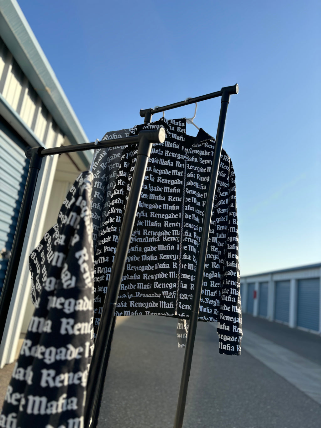 Renegade Mafia All-Over Zip Up Hoodie