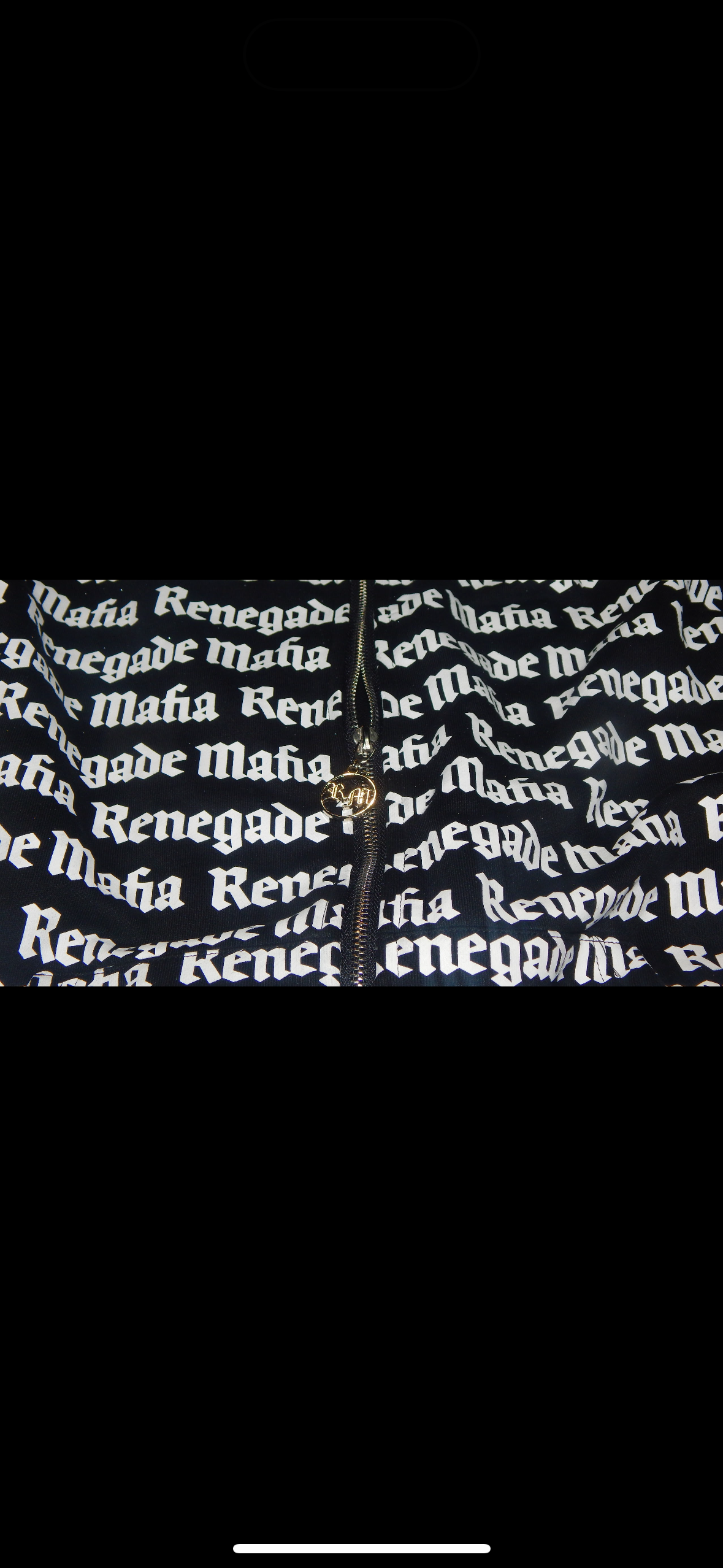 Renegade Mafia All-Over Zip Up Hoodie