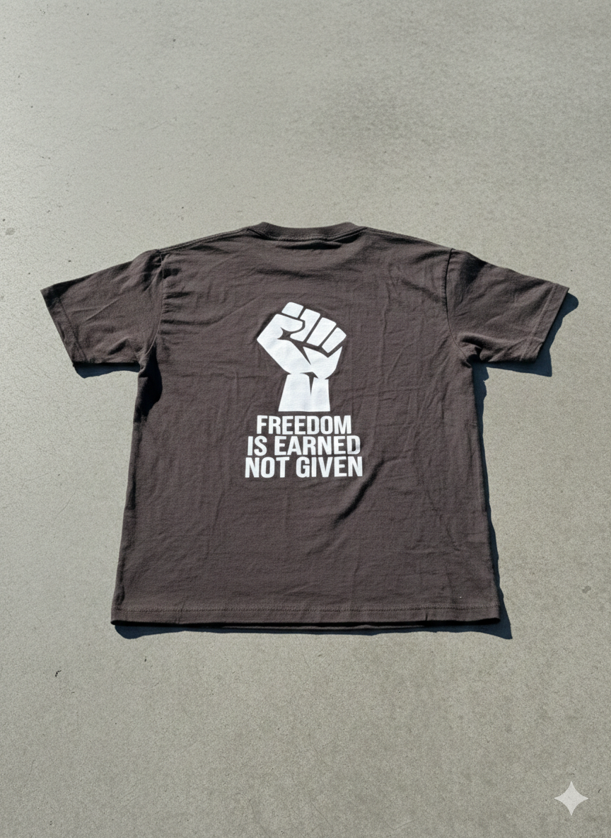 Fuck ICE Shirt – Freedom Is Earned Not Given | Protest Streetwear Tee