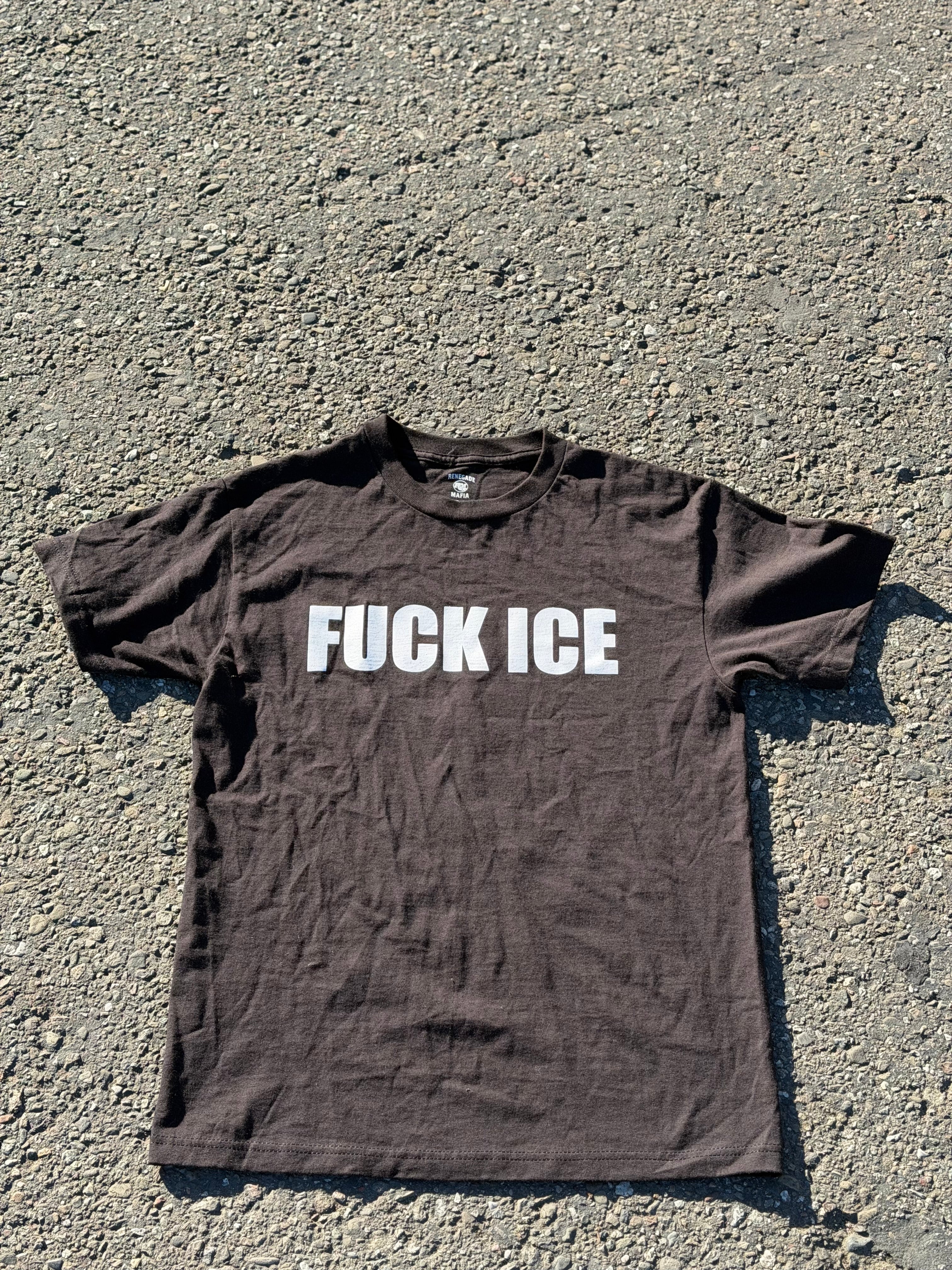 Fuck ICE T-Shirt | Anti ICE Immigration Enforcement Protest Shirt | Renegade Mafia Streetwear