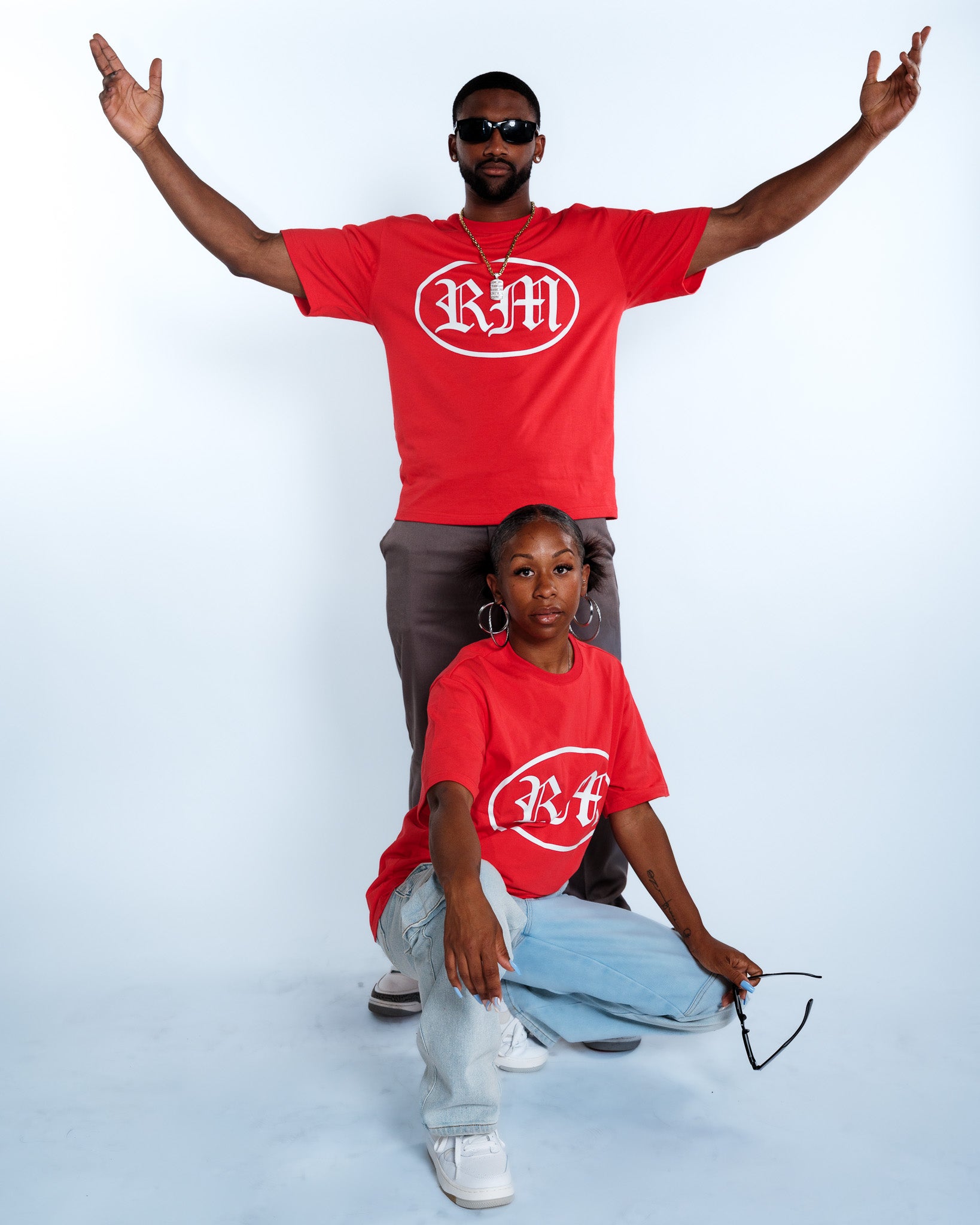 Renegade Mafia “RM” Red Logo T-Shirt – Urban Streetwear Tee for Men & Women