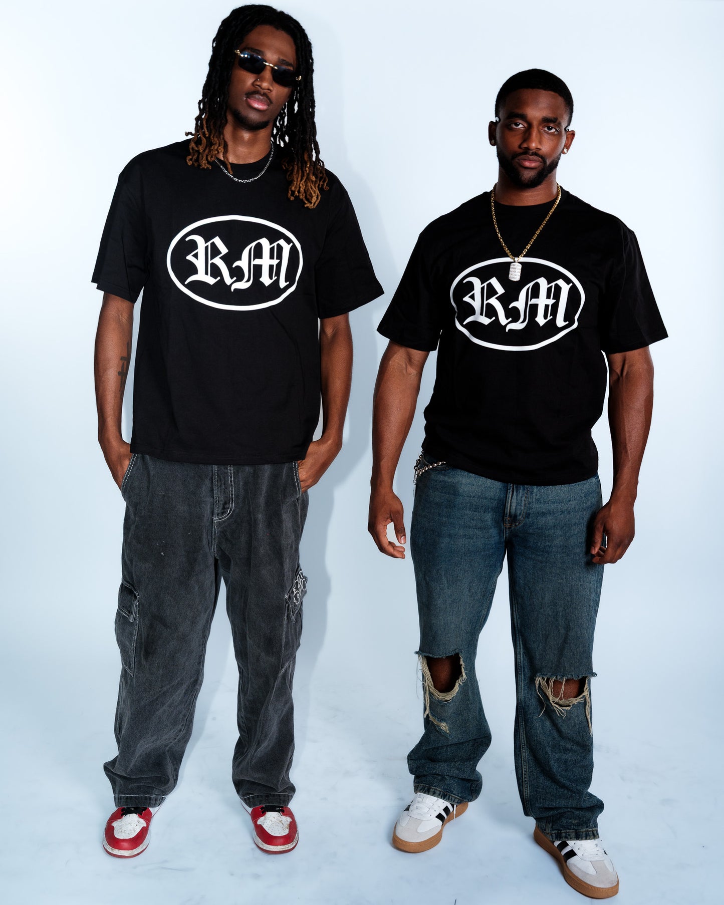 Renegade Mafia “RM” Black Logo T-Shirt – Urban Streetwear Tee for Men & Women