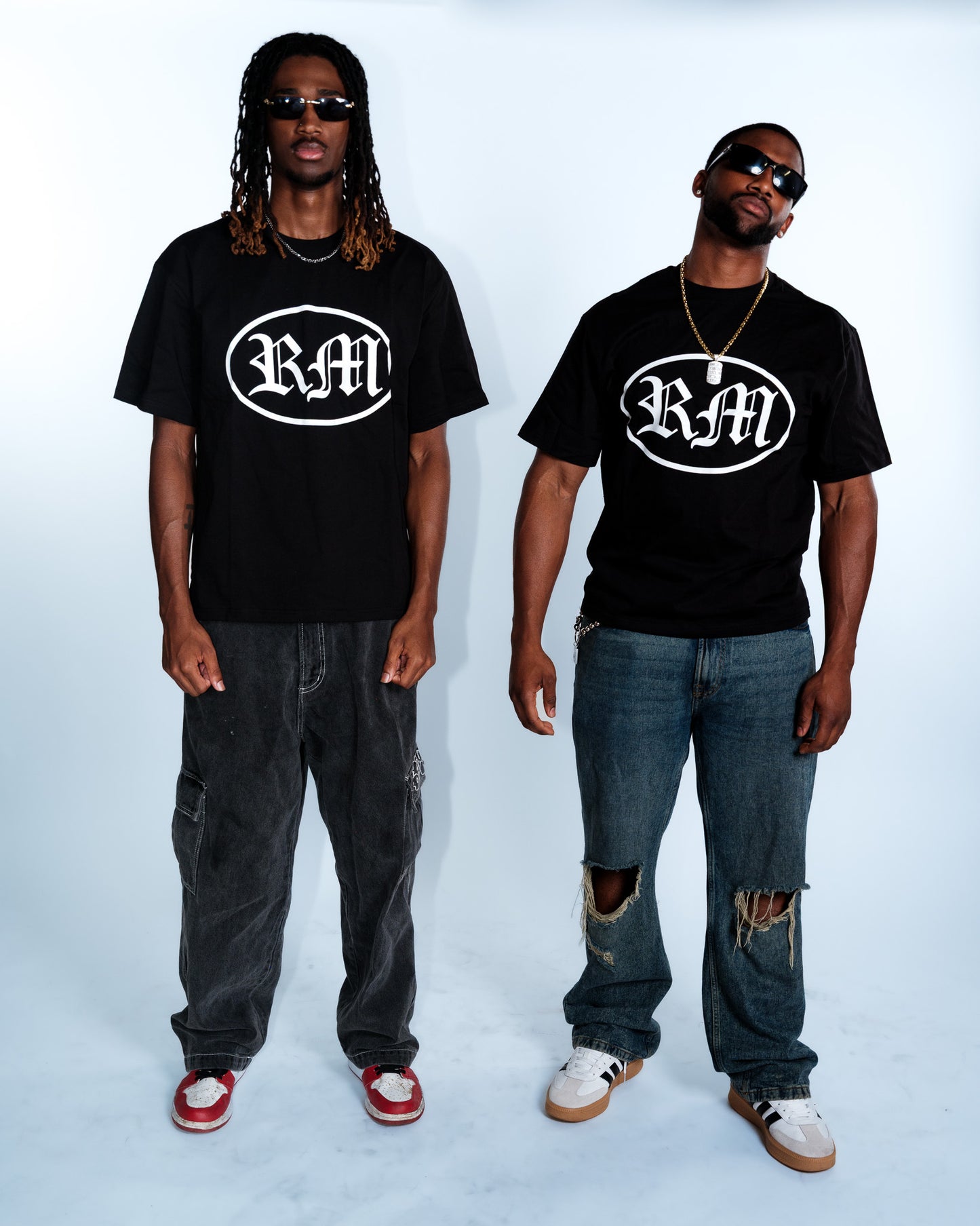 Renegade Mafia “RM” Black Logo T-Shirt – Urban Streetwear Tee for Men & Women