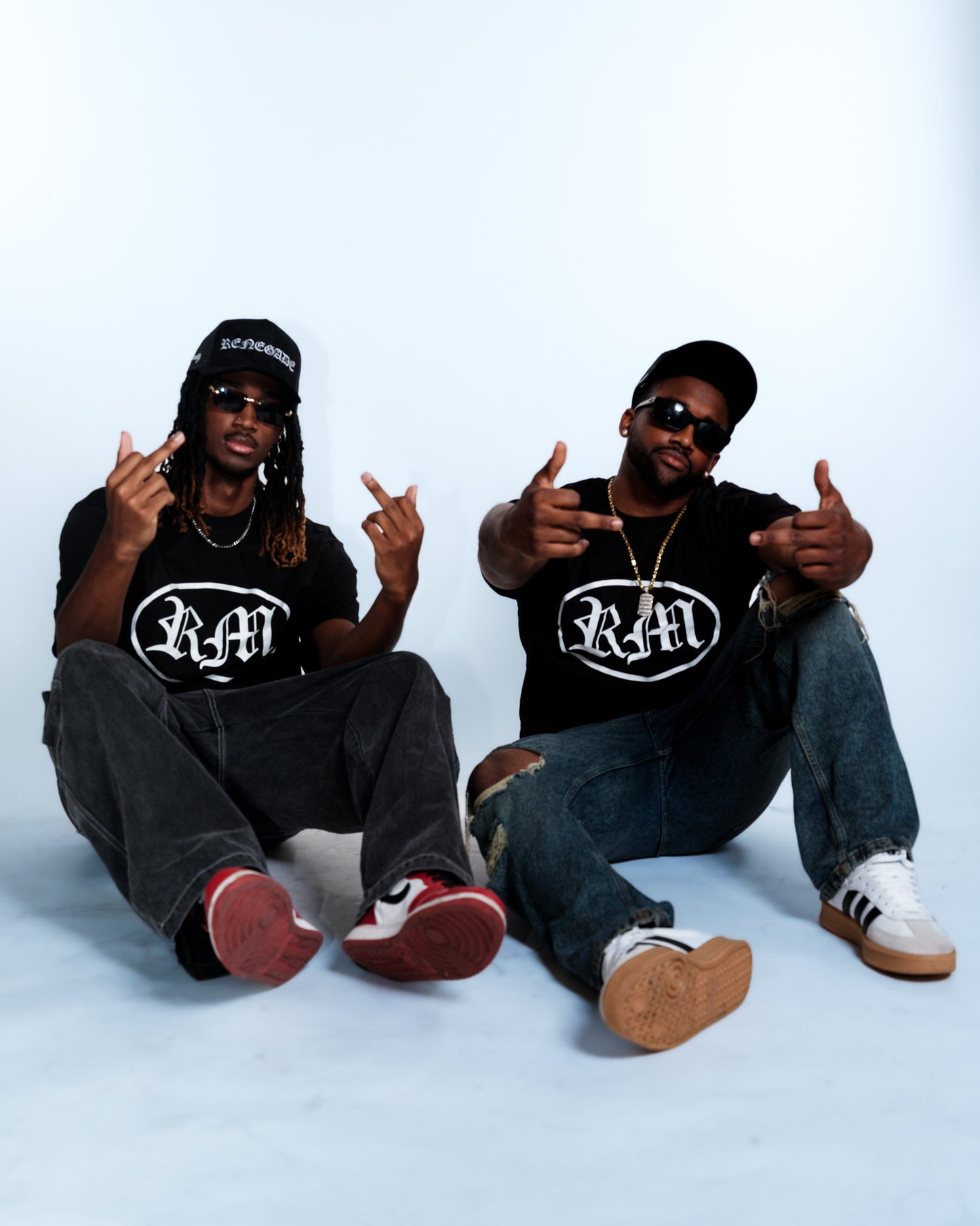 Renegade Mafia “RM” Black Logo T-Shirt – Urban Streetwear Tee for Men & Women