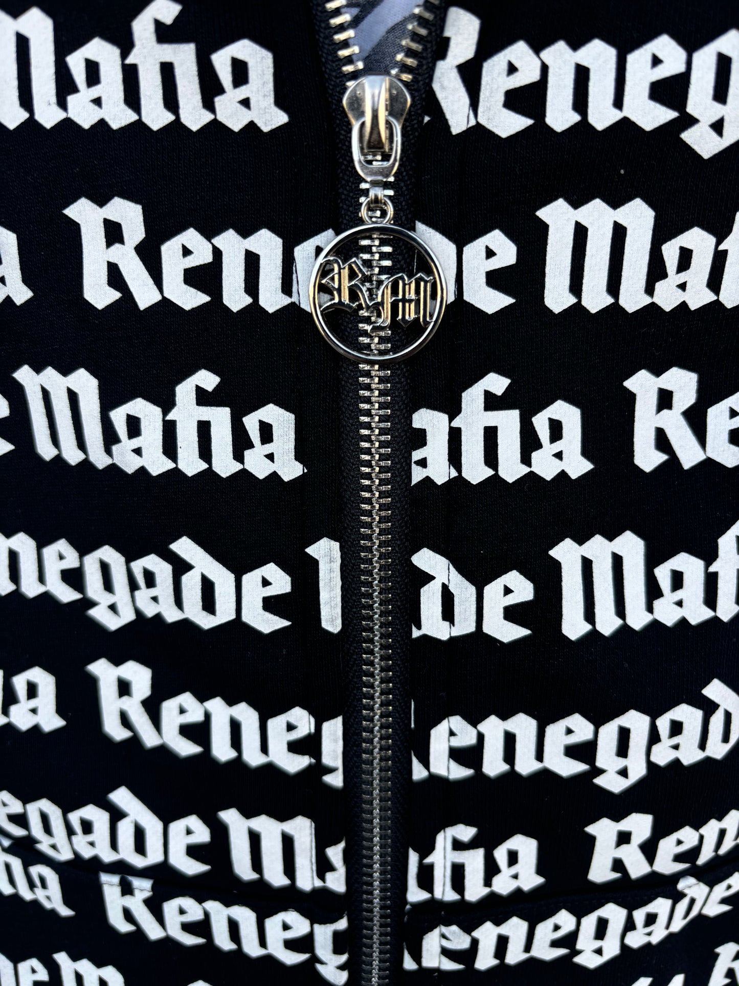 Renegade Mafia All-Over Zip Up Hoodie