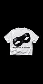 Renegade Mafia 'Noir Mask' Graphic T-Shirt - White Streetwear Tee